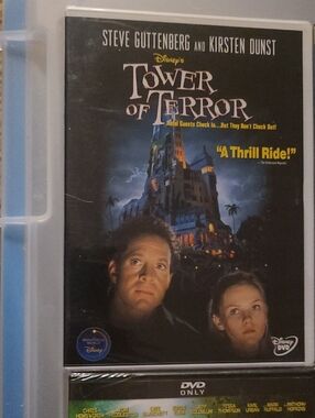 Disney Tower of Terror DVD - Black & Blue Cover